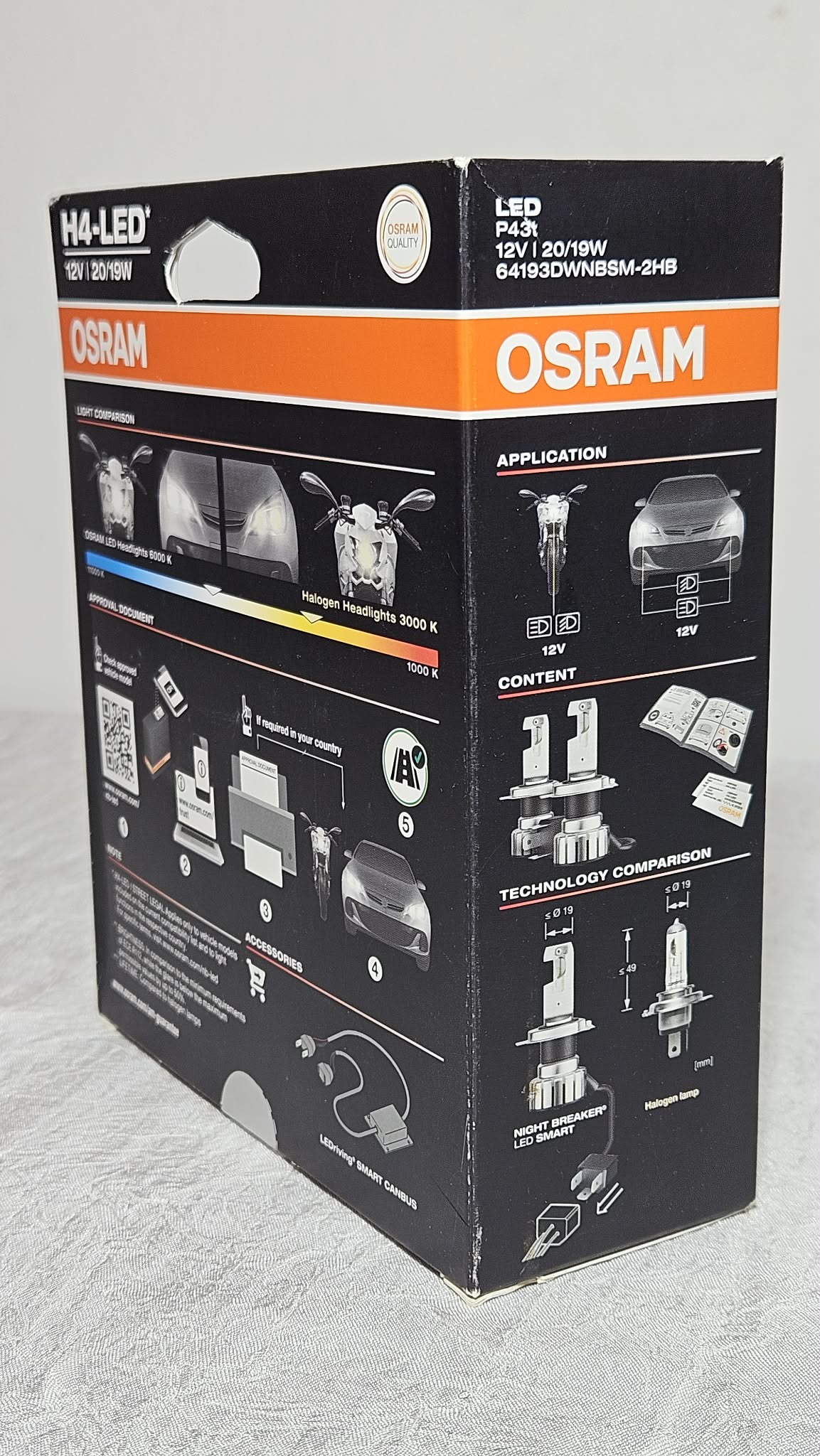 OSRAM Night Breaker LED Smart H4 Set 12V – B-Ware