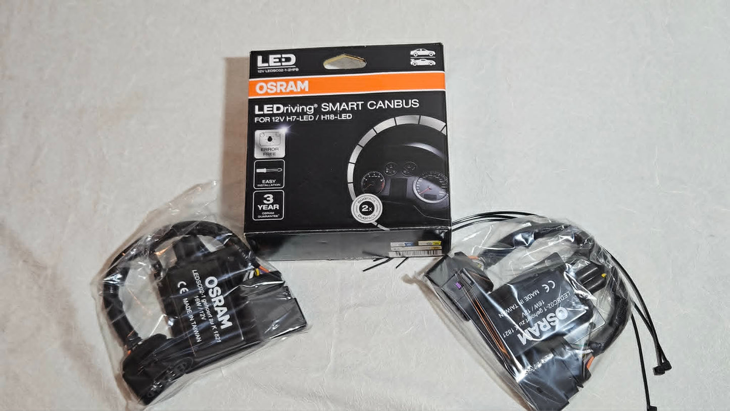 OSRAM LEDriving SMART CANBUS LEDSC02-1-2HFB – 2 Stück