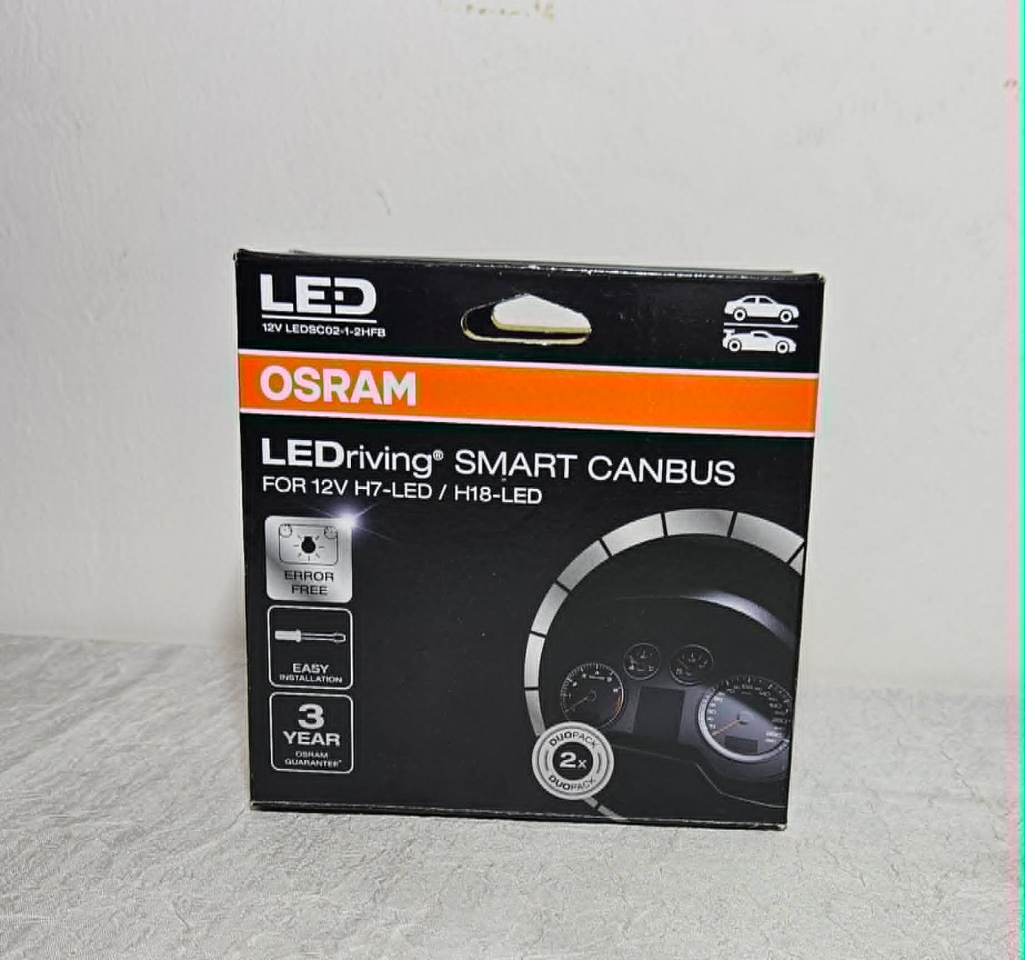 OSRAM LEDriving SMART CANBUS LEDSC02-1-2HFB – 2 Stück