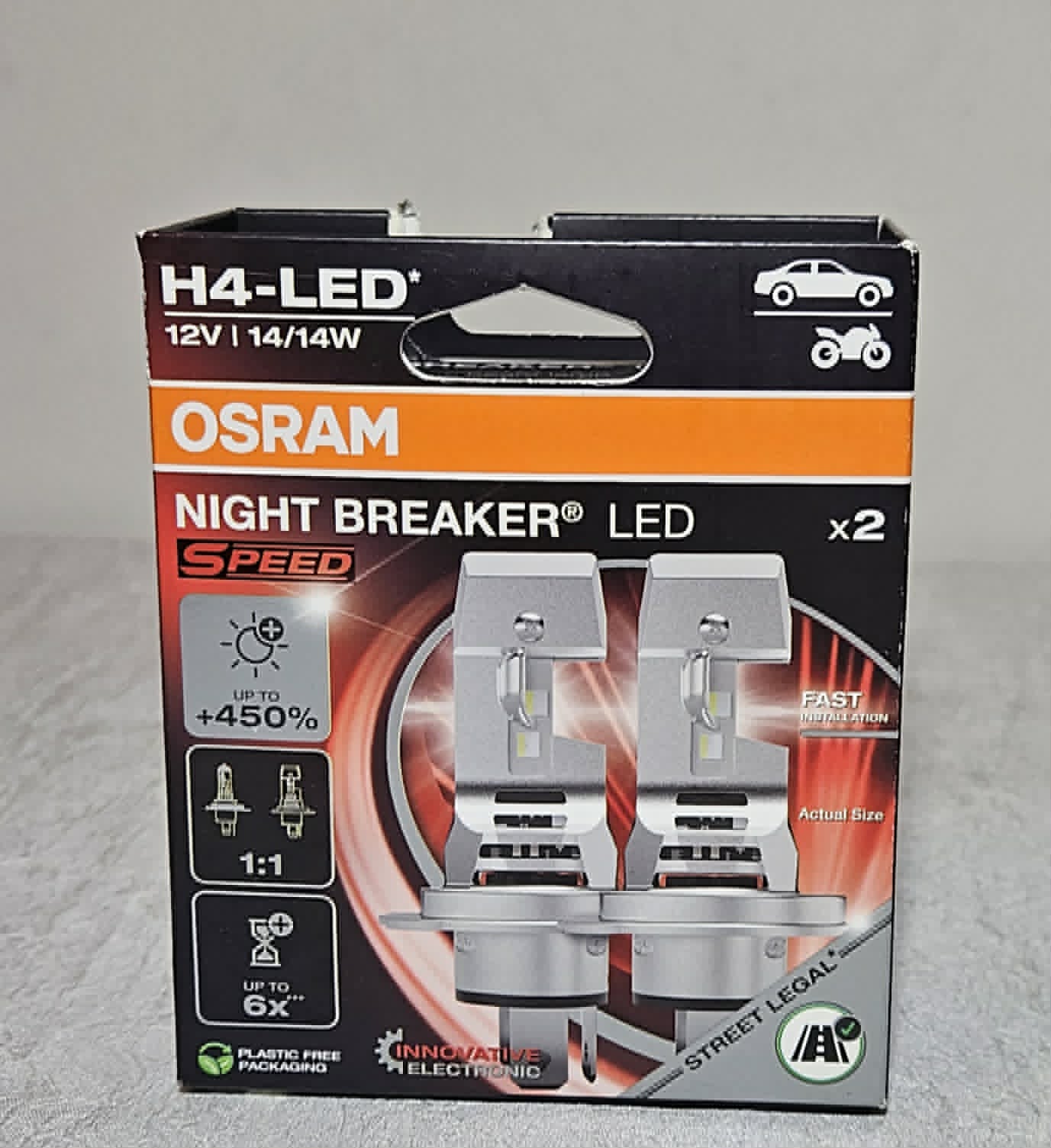 OSRAM Night Breaker LED Speed H4 Set 12V – B-Ware